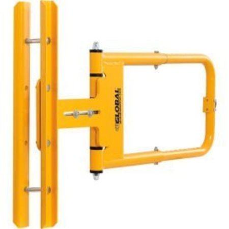 GLOBAL EQUIPMENT Global Industrial„¢ Adjustable Safety Swing Gate, 16"-26"W Opening, Yellow SSG1626Y
